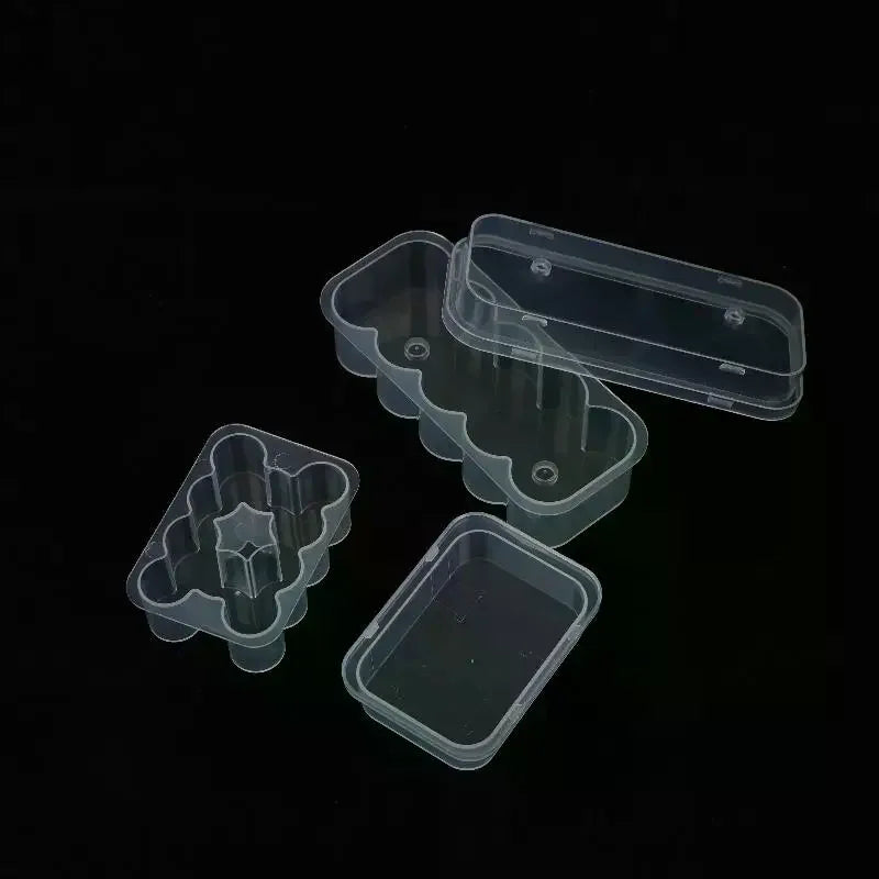 10-Slot Clear Stackable Vial Storage Box | 3–10mL Microtube Case Vial Storage Box QXL