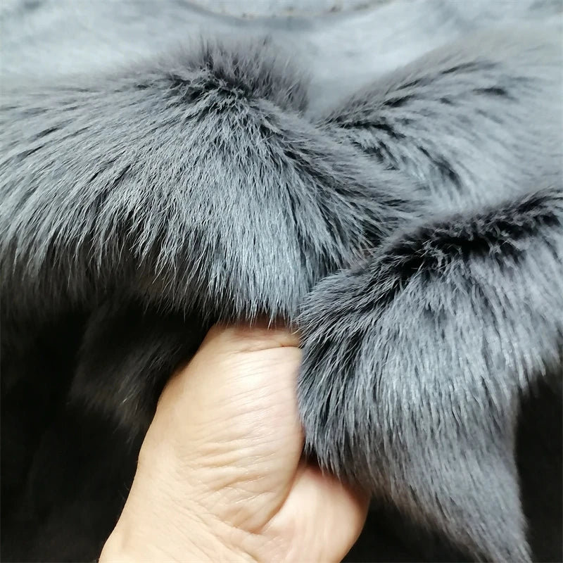 Whole Grey Lambskin Wool Mat | Genuine Leather DIY Craft Piece Lambskin Leather Hide QXL