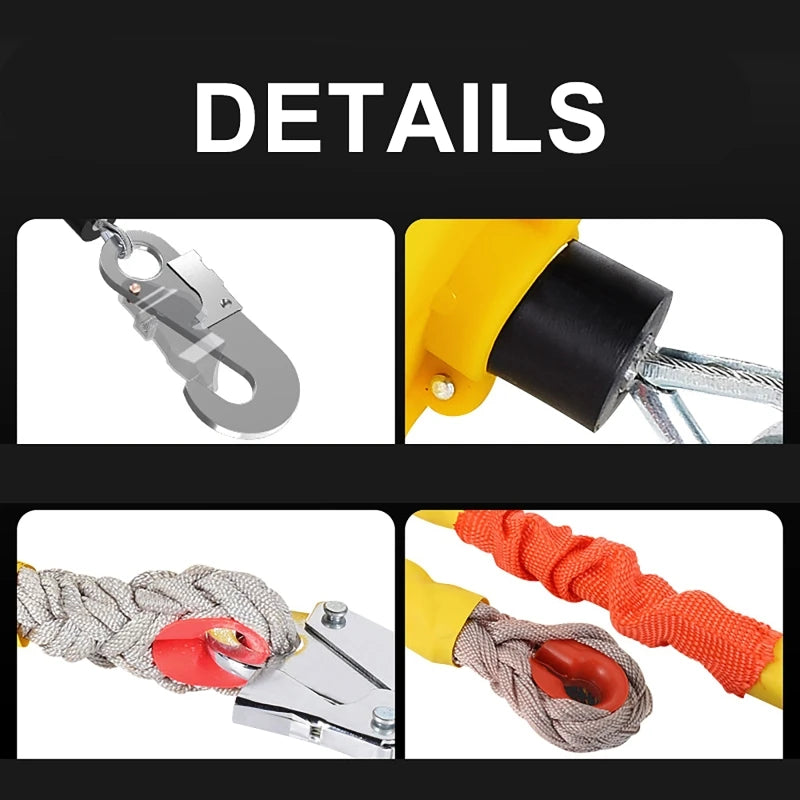 5M Fall Arrester Auto-Lock Safety Device | 150kg Rated Fall Arrester Device QXL