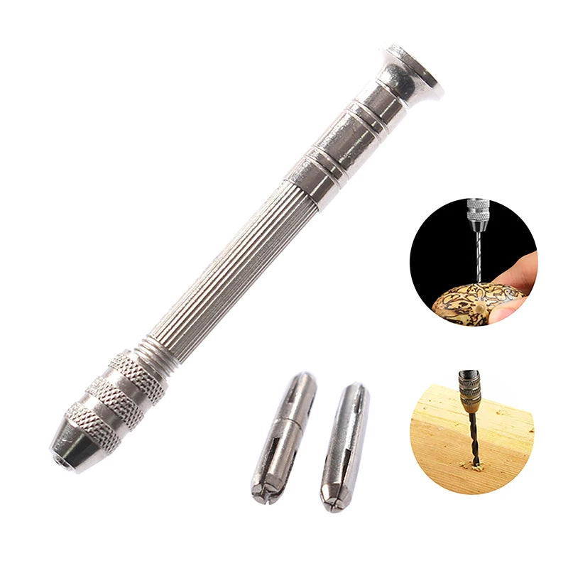 Mini Hand Drill Set | Twist Drill Bits & Pin Vice Tool Manual Hand Drill QXL