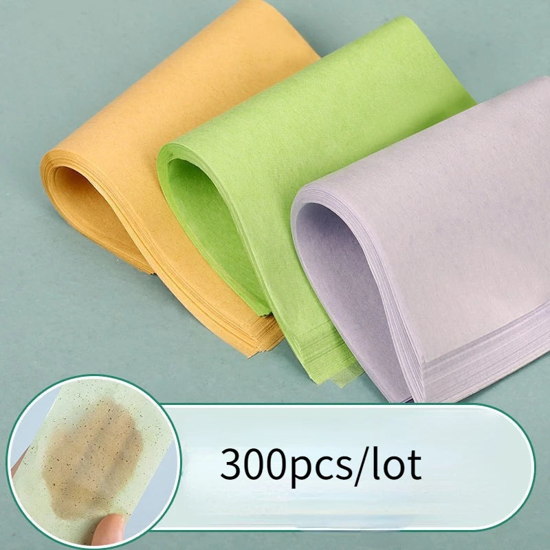 300-Pack Facial Oil Blotting Sheets | Makeup Oil Control Paper Oil Blotting Sheets QXL