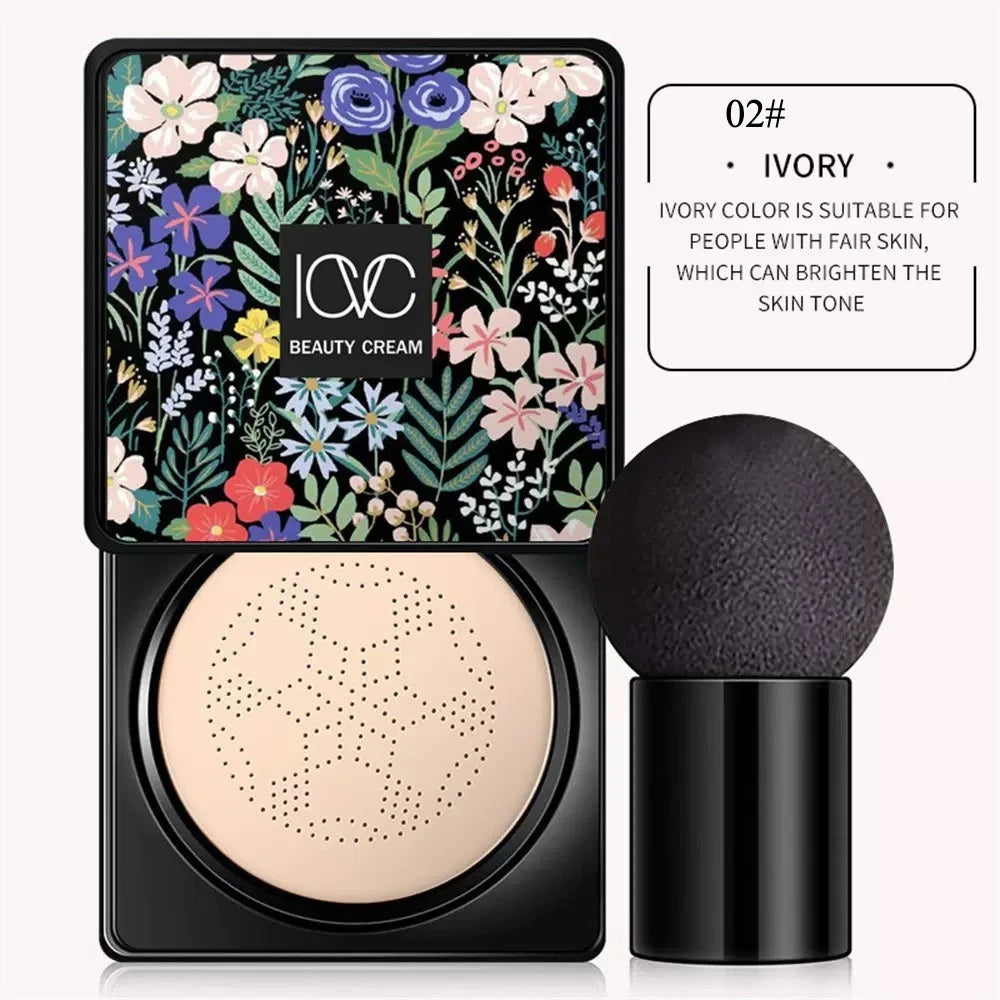 LUXURYTO Mushroom Head BB Cream Air Cushion Compact 20g BB Cream Compact QXL LCVC-02-Ivory