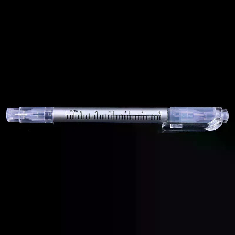 YOVIP Skin Marker Pen & Ruler | Tattoo & PMU Mapping Tool Skin Marker Pen Set QXL