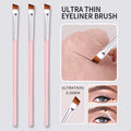 KOSSHOW 3-Pc Ultra Thin Eyeliner & Eyebrow Brush Set Eyeliner Brush Set QXL Pink