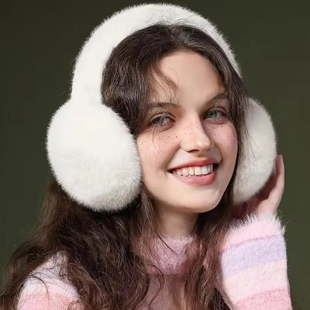 Windproof Plush Earmuffs – Unisex Winter Ear Warmers Winter Earmuffs QXL