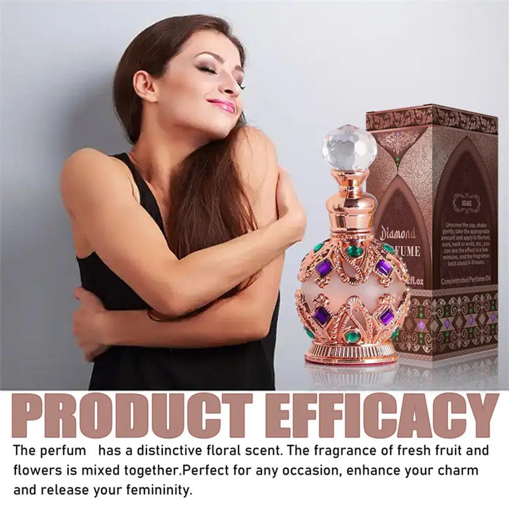 Arabian Floral Perfume | Rose, Jasmine & Vanilla | 15ml Women's Perfume QXL