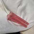 2-Pack Frosted Duckbill Hair Clips | Bangs Barrettes Styling Hair Clips QXL Red