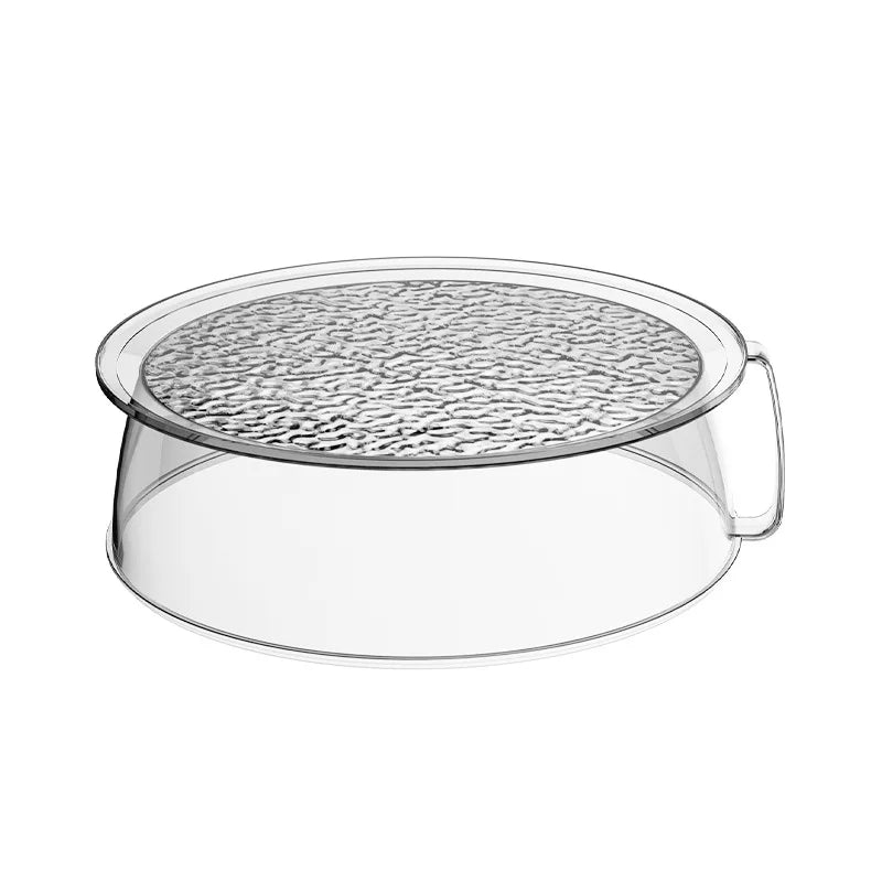 Foldable Microwave Splatter Cover | Insect-Proof Stackable Lid Microwave Splatter Cover QXL 1PC