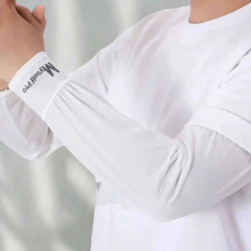 UPF 50+ Sun Protection Arm Sleeves | Cycling & Driving Unisex Sun Protection Arm Sleeves QXL