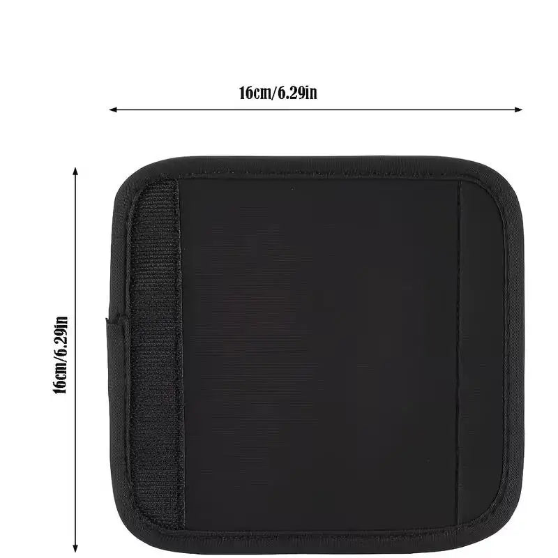 2-Pack Black Luggage Handle Covers | Soft Suitcase Protectors Luggage Handle Cover QXL