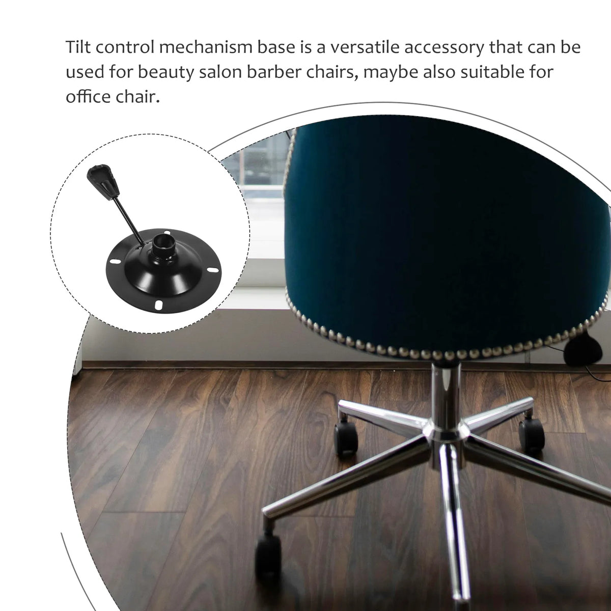 Heavy-Duty Iron Swivel Tilt Mechanism Base for Barber Chair Chair Swivel Base QXL