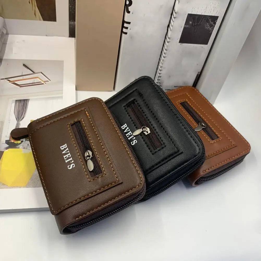 Anti-Theft Card Holder Wallet | Multi-Pocket Slim Coin Purse Card Holder Wallet QXL