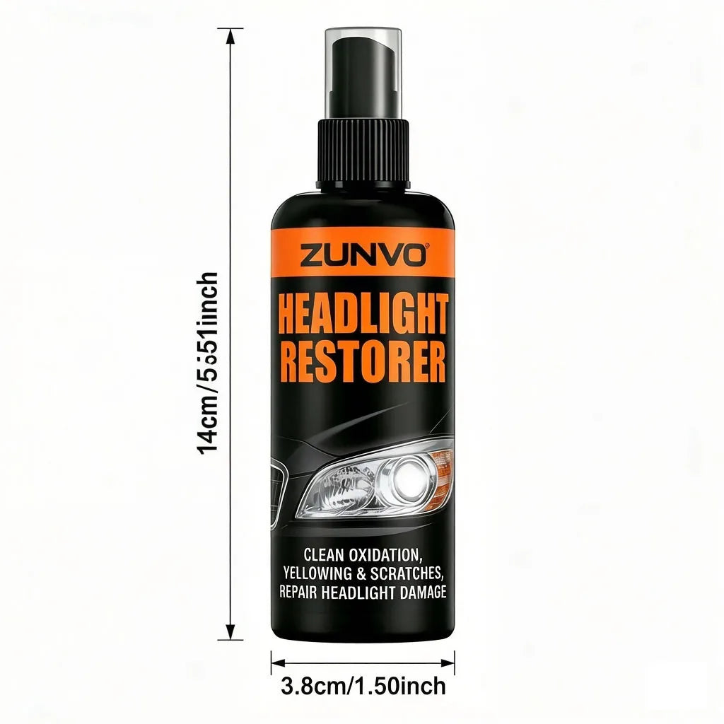 Car Headlight Restorer Spray | Fix Oxidation & Yellowing Headlight Restorer Spray QXL Default Title