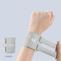 Adjustable Wrist Brace | Dual-Strap Compression Support Wrist Compression Brace QXL 35 Gray