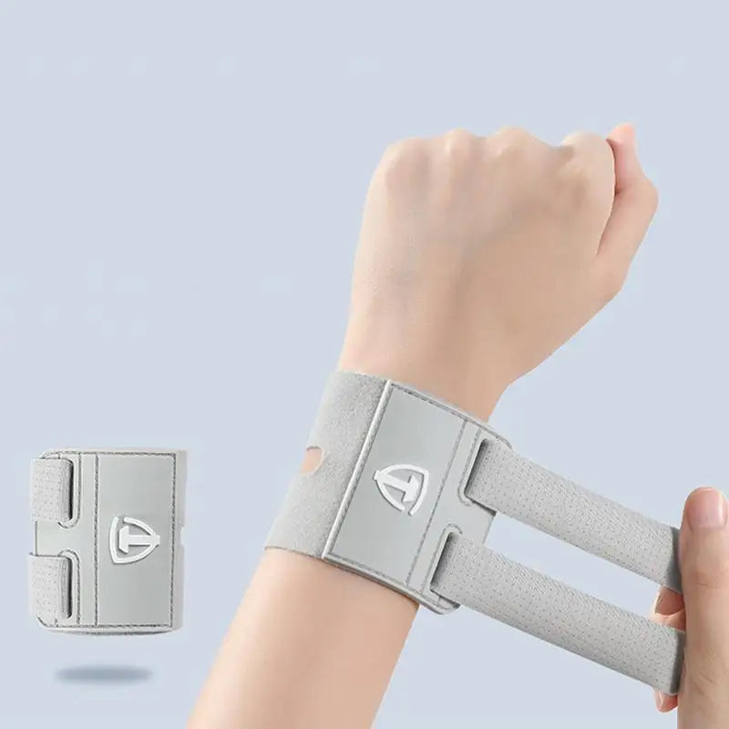 Adjustable Wrist Brace | Dual-Strap Compression Support Wrist Compression Brace QXL 35 Gray