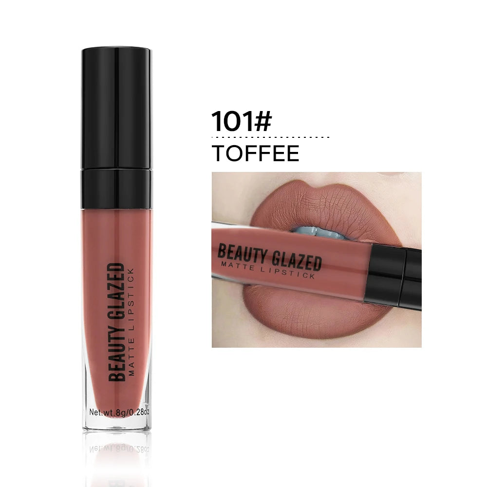 Beauty Glazed Lip Gloss & Liner Combo – Hydrating Tinted Oil Lip Gloss & Liner Set QXL