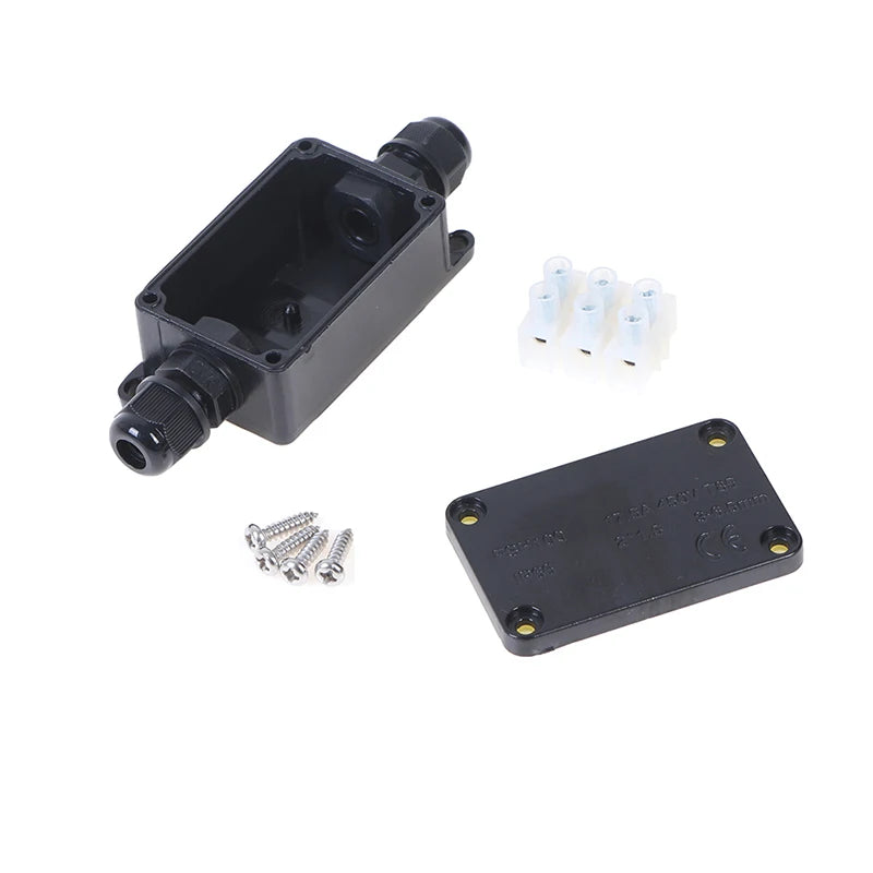 IP66 Waterproof Junction Box 450V 2-Way Cable Terminal Outdoor Waterproof Junction Box QXL One Size