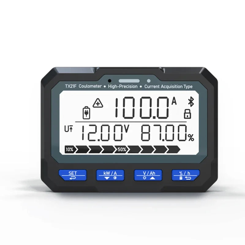 TX21 Battery Coulometer 50A/100A/350A LiFePO4 Power Meter Battery Capacity Meter QXL
