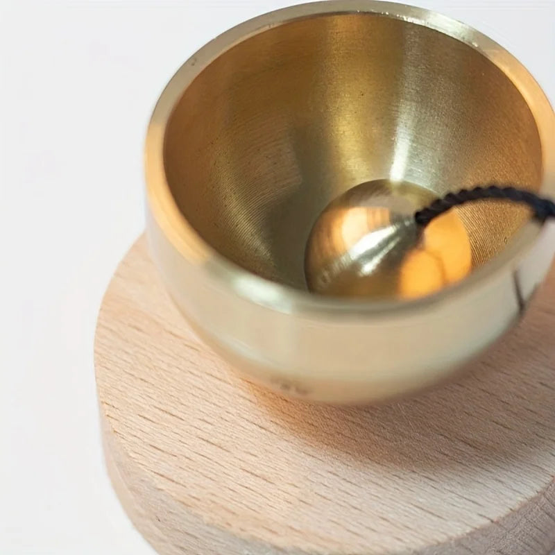 Golden Copper Mini Singing Bowl Set | Yoga & Meditation Gift Singing Bowl Set QXL