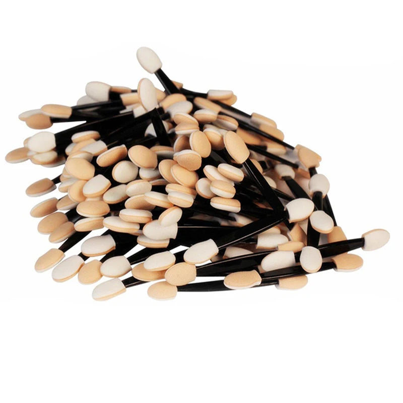 50/100-Pack Dual-Sided Eyeshadow Sponge Brushes | Applicators Eyeshadow Sponge Brush QXL