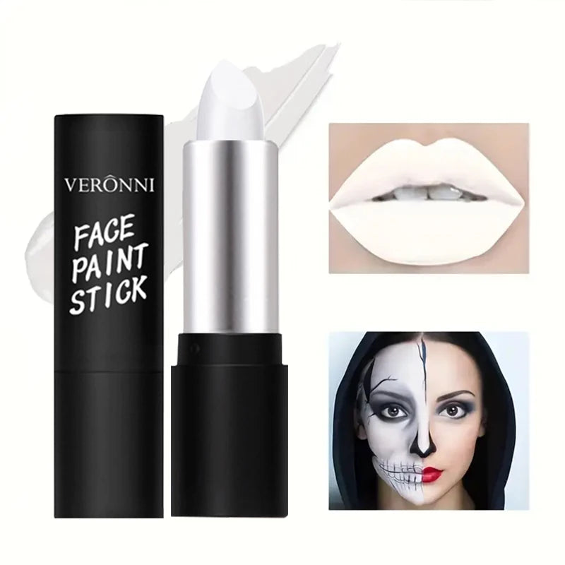 VERONNI White Face & Body Paint Stick | Halloween Makeup Face & Body Paint QXL WHITE