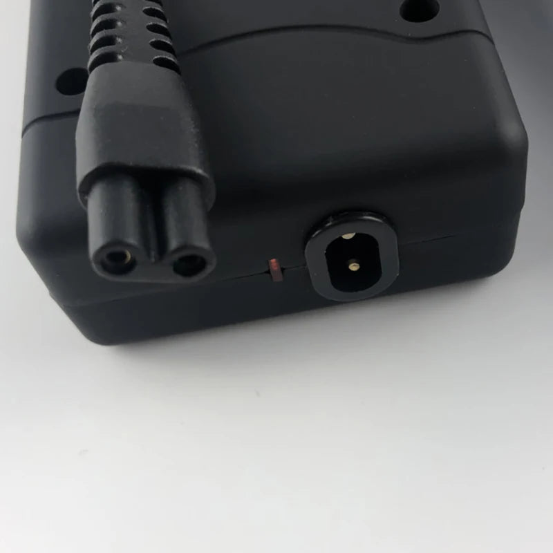 EU Plug Double-Hole Flashlight Charging Cable 220V/110V Flashlight Charger Cable QXL