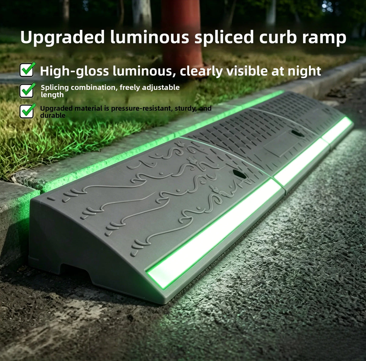 Portable Threshold Ramp Non-Slip 3–6cm | Wheelchair, Car & Pet Threshold Access Ramp QXL