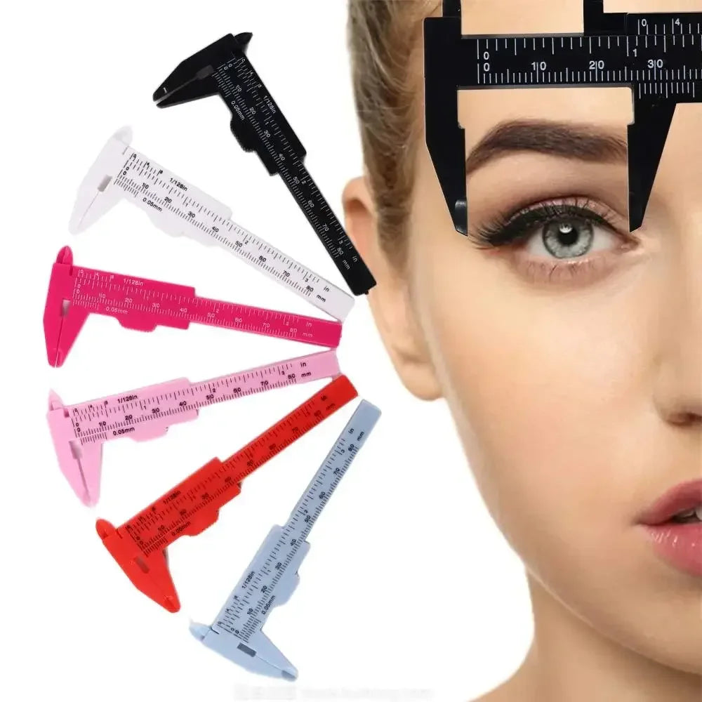 80mm Eyebrow Caliper Ruler | Microblading Measurement Tool Eyebrow Mapping Caliper QXL
