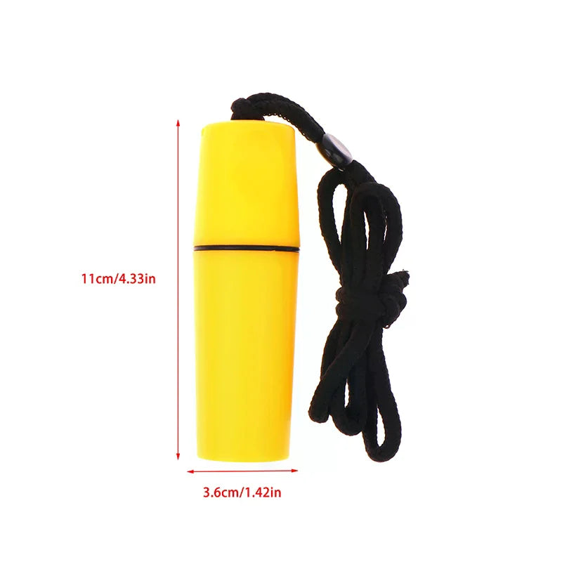 Water-Resistant Storage Tube with Lanyard | Coin & Cash Case Waterproof Storage Tube QXL