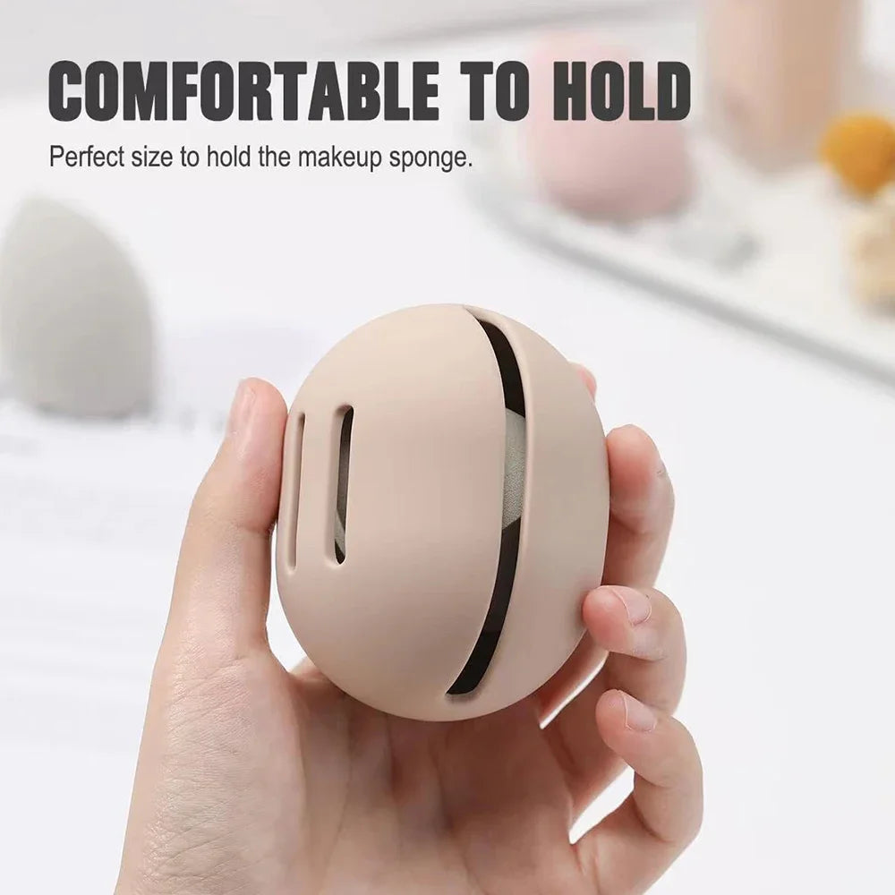 Silicone Makeup Sponge Holder & Blender Storage Case Sponge Storage Case QXL