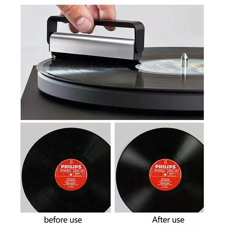 Anti-Static Carbon Fiber Vinyl Record Cleaning Brush for LP Record Cleaning Brush QXL