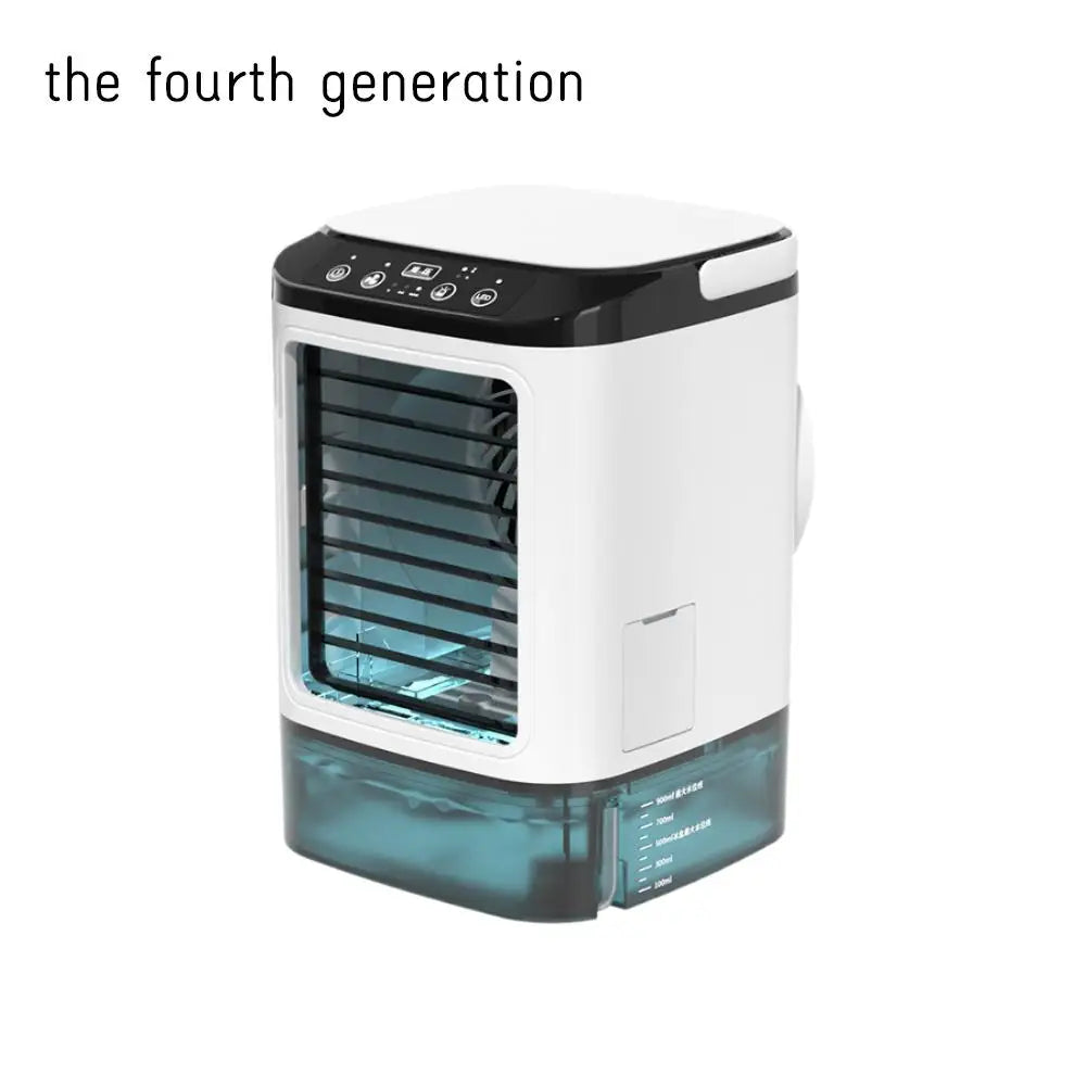 USB Desktop Evaporative Air Cooler Fan | 900mL Humidifier Evaporative Air Cooler QXL B