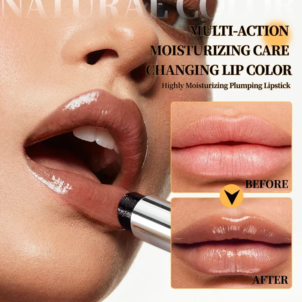 QIBEST Tinted Honey Lip Balm | Color-Changing Moisturizing Lipstick Tinted Lip Balm QXL