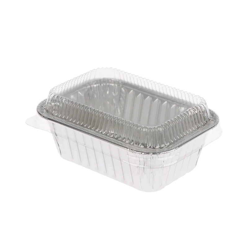 10-Pack Aluminum Foil Baking Pans with Lids | Disposable Disposable Baking Pans QXL 10Pcs
