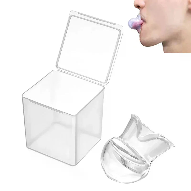 Silicone Anti-Snoring Tongue Retainer | Mouthpiece Device Anti-Snoring Mouthpiece QXL