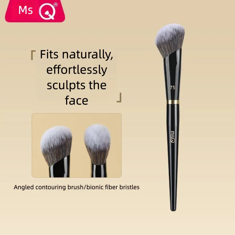 MSQ No.75 Oblique Contour Brush – Blush & Highlight Tool Contour Makeup Brush QXL