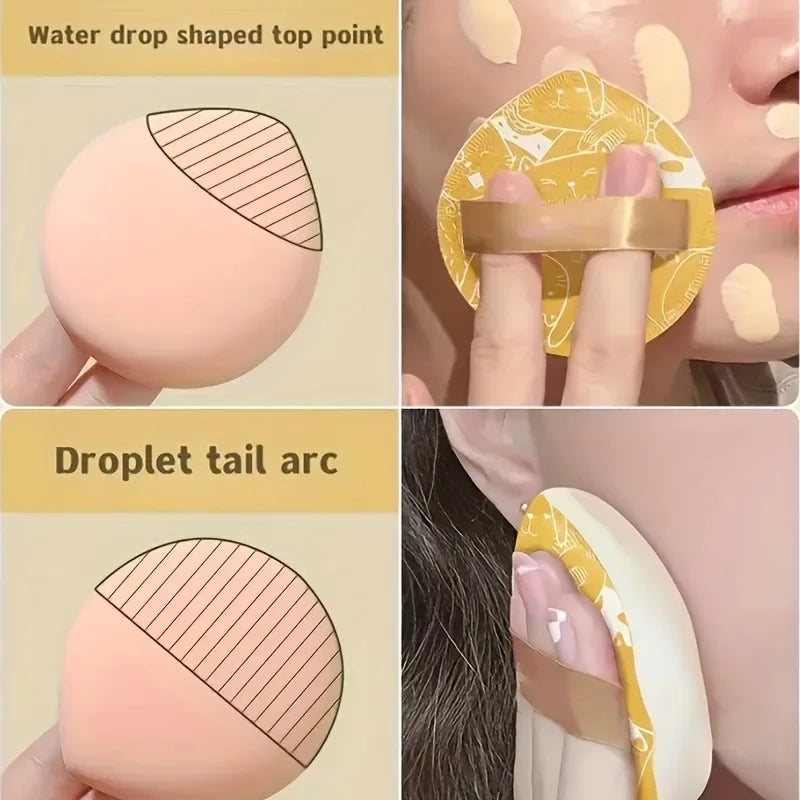 5-Pack Air Cushion Makeup Sponge Puffs – Dry & Wet Use Makeup Sponge Puff QXL