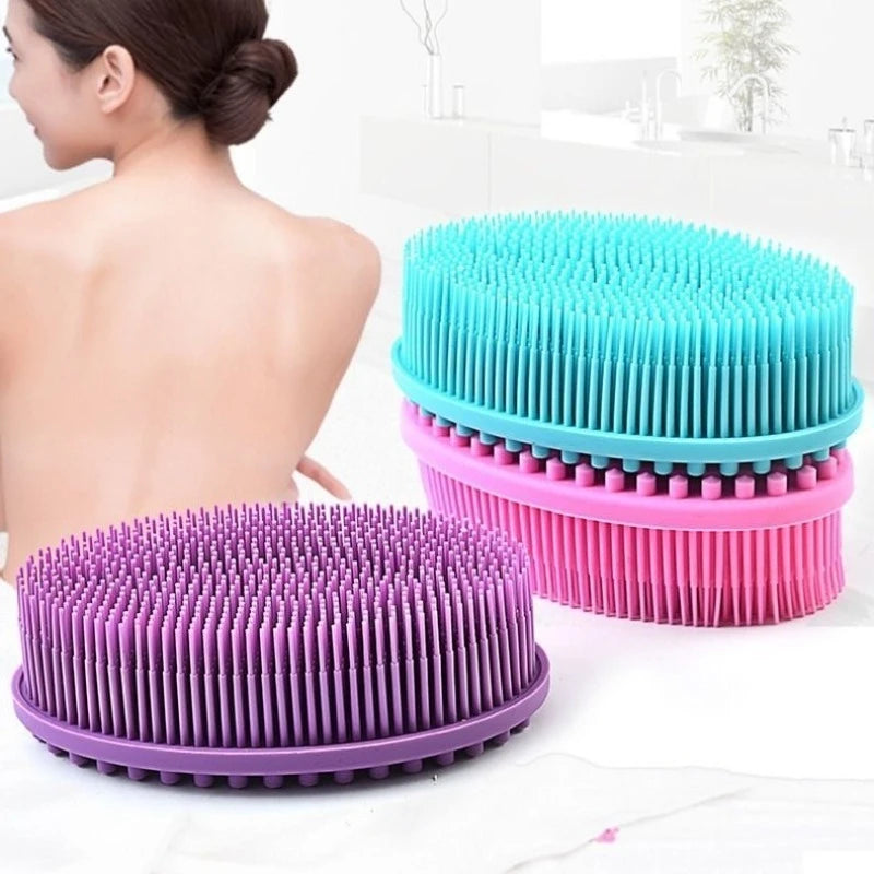 Silicone Body Scrubber & Exfoliating Bath Brush Silicone Bath Scrubber QXL