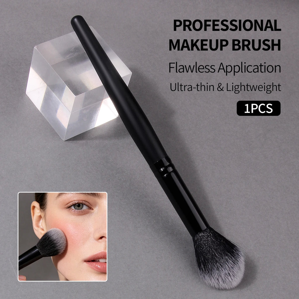 KOSSHOW Blush & Highlighter Brush | Soft Gradient Bristles Makeup Brush QXL