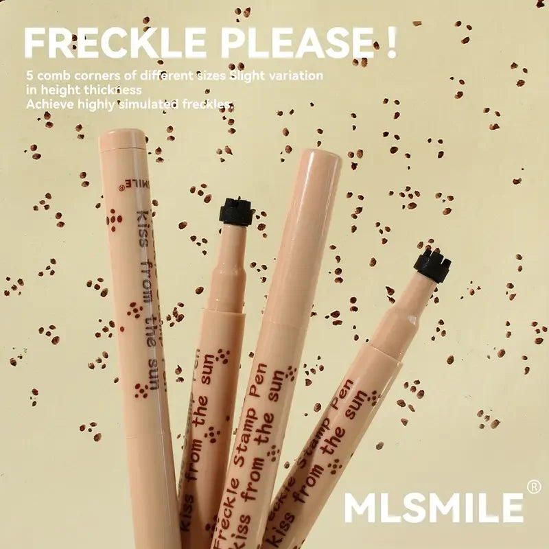 VERONNI Waterproof Fake Freckles Pen | Natural Dot Stamp Makeup Freckle Stamp Pen QXL