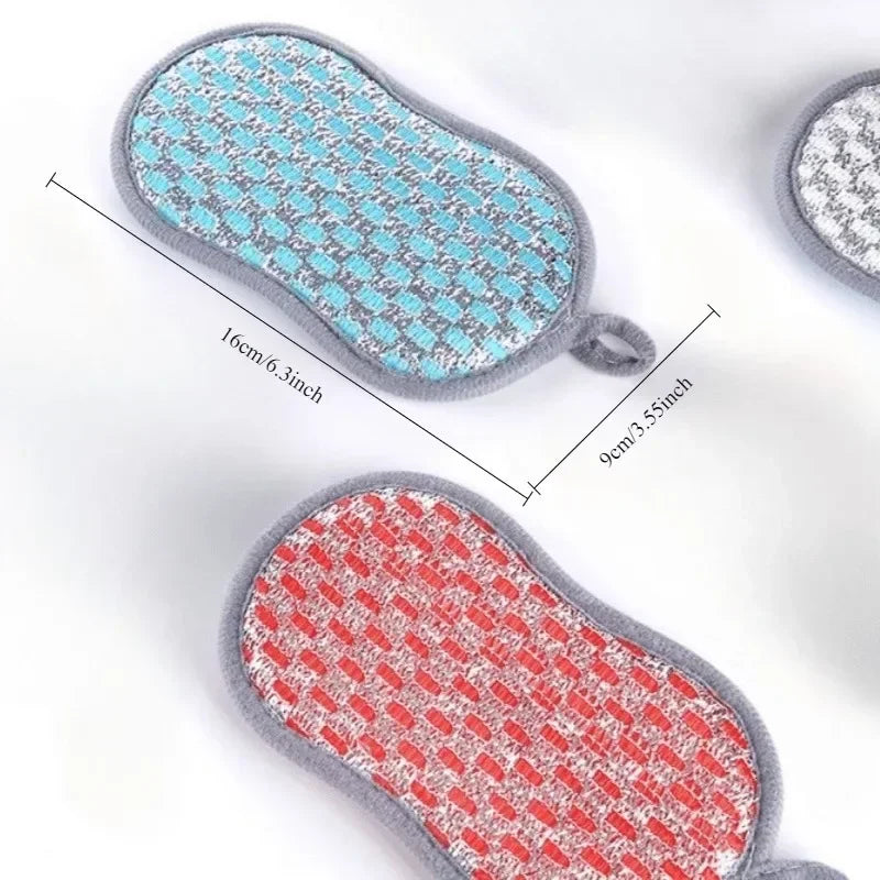 10-Pack Double-Sided Kitchen Sponge Scrubber Set Kitchen Sponge Scrubber QXL