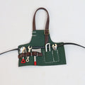 1:12 Miniature Tool Set & Doll Apron | Dollhouse Accessories Dollhouse Miniature Set QXL green