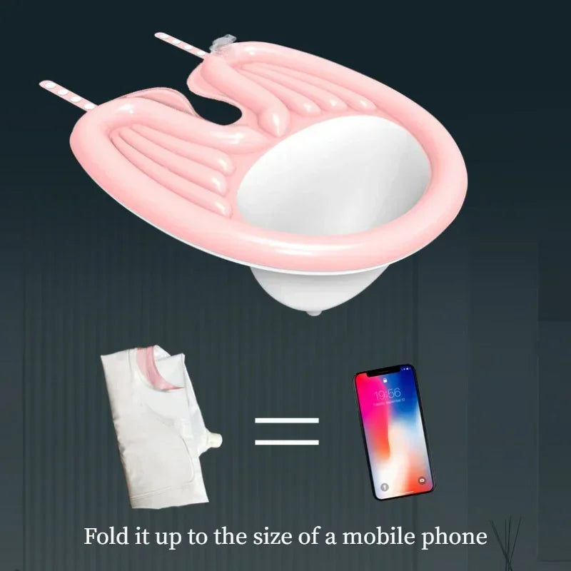 Inflatable Shampoo Basin | Portable Foldable PVC Hair Washing Tub Inflatable Shampoo Basin QXL