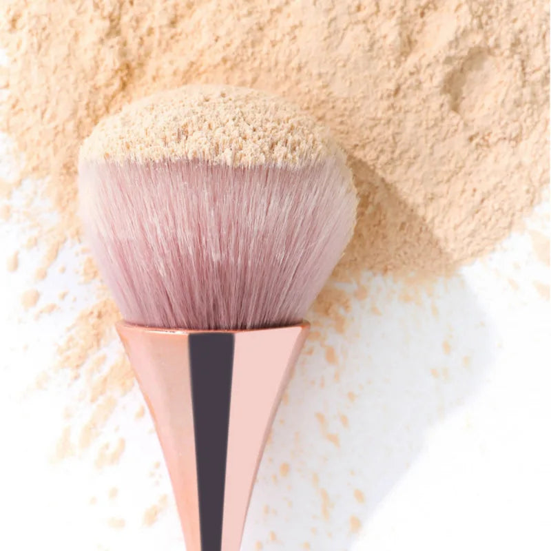 Rose Gold Large Powder Blush Brush | Professional Makeup Tool Powder Blush Brush QXL