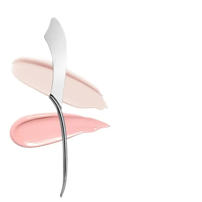 Stainless Steel Makeup Spatula – Hygienic Cosmetic Scoop Tool Makeup Spatula QXL