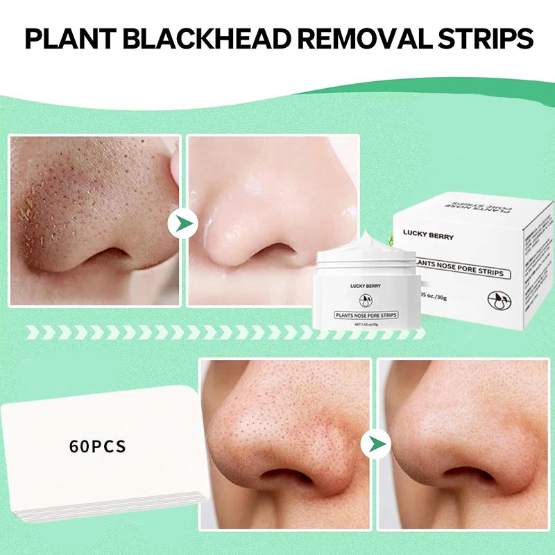 2-Pack Nose Blackhead Peel-Off Mask | Deep Pore Cleansing Peel-Off Face Mask QXL