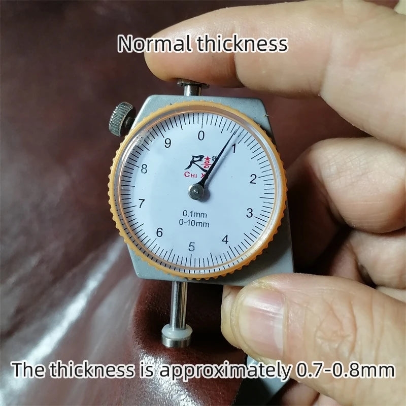 Red-Brown Oil-Wax Top-Grain Sheepskin Leather 0.7–1.2mm DIY Leather Hide Fabric QXL Normal thickness Whole sheepskin China Mainland