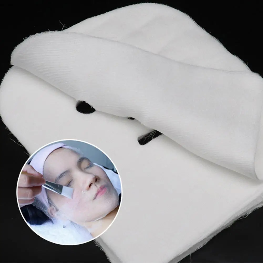 50-Pack Disposable Facial Gauze Mask Sheets | DIY Skincare Facial Mask Sheets QXL