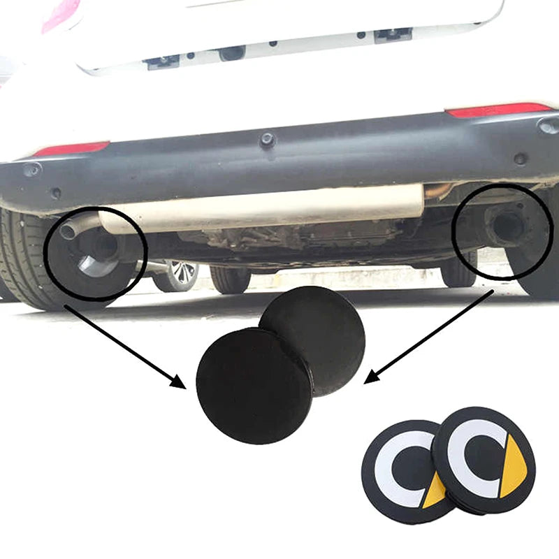 2-Pack Exhaust Tip Covers for Smart Fortwo Forfour 450 451 453 Exhaust Tip Cover QXL