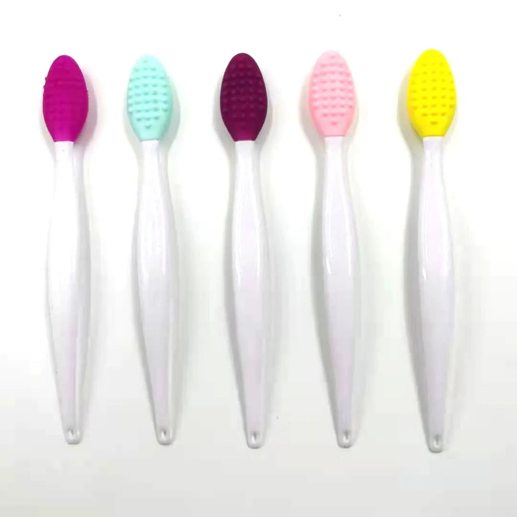 Silicone Double-Sided Face Scrub & Blackhead Cleansing Brush Facial Cleansing Brush QXL